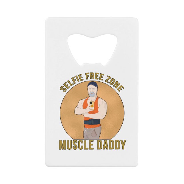 Selfie Zone libre Muscle Papa (Devant)