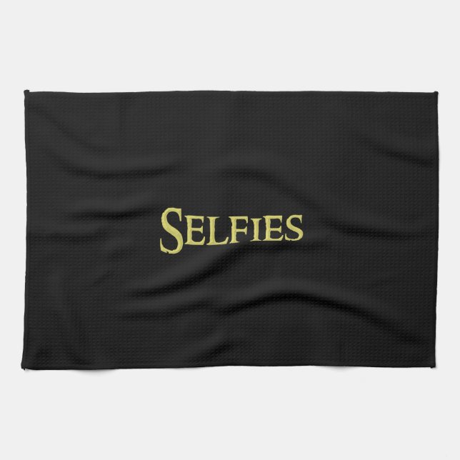 Selfies serviette de cuisine, à vendre ! (Horizontal)
