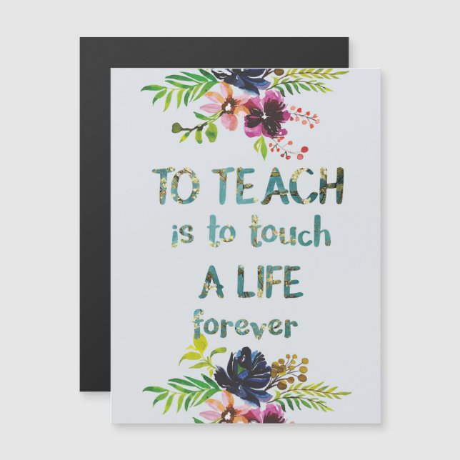 Semaine d'appréciation des enseignants Typographie (Devant / Derrière)