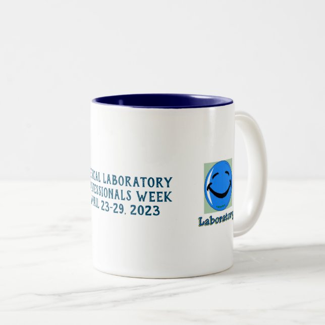 Semaine de laboratoire 2023 Mug à café à deux tons (Devant droit)