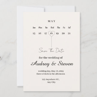 Semaine de l'amour faire-part de mariage