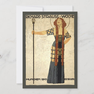 Semaine Richard Strauss Art Nouveau vintage, Munic