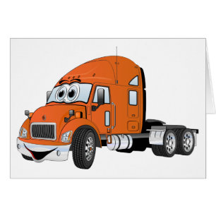 Semi-Camion Cabine orange