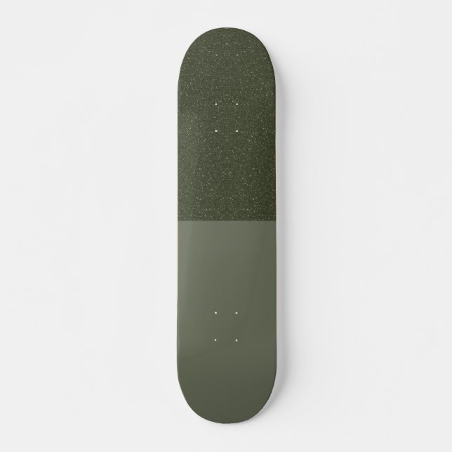 Semi-texturé Moss Green Skateboard - Personnalisab (Devant)