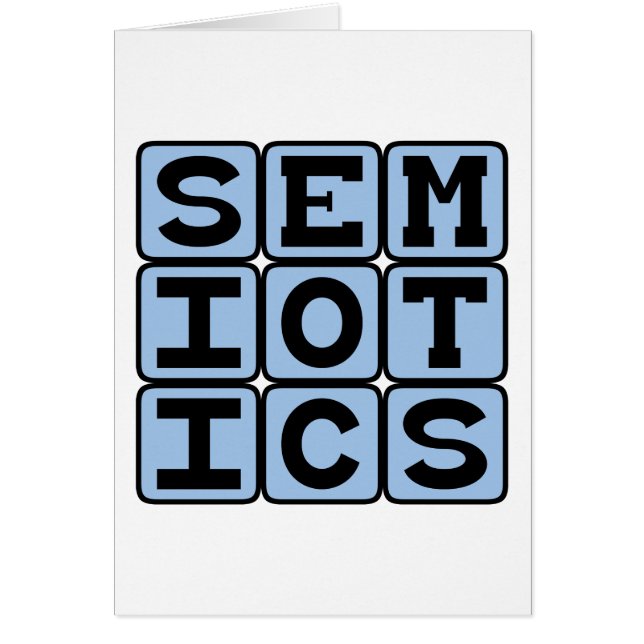 Sémiotique, l'étude de la création de sens (Devant)