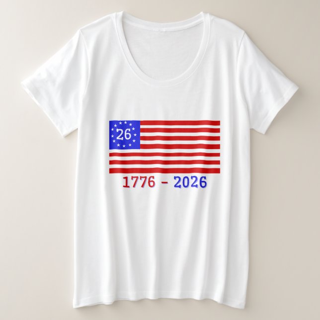 SÉMIQUINCENTENAIRE : 1776 - 2026 (Design devant)