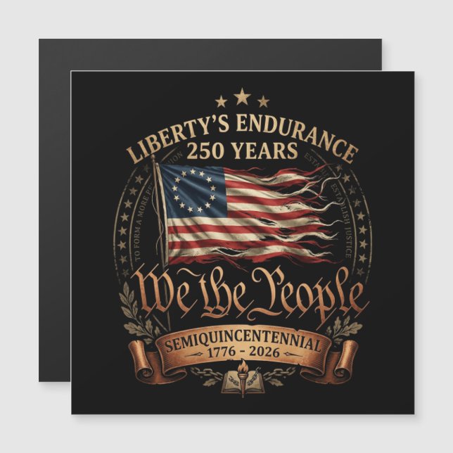 Semiquincentenaire du 4 juillet 1776-2026 (Devant / Derrière)
