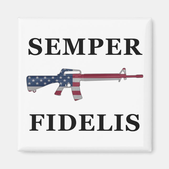 Semper Fidelis M16 Magnet (Devant)