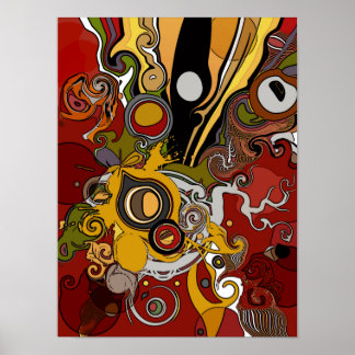 SENECA - Poster Abstrait