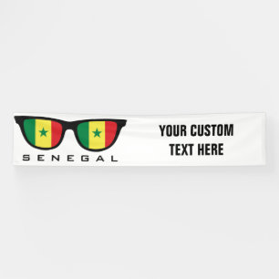 Sénégal Shades - Bannière de texte et de couleur p