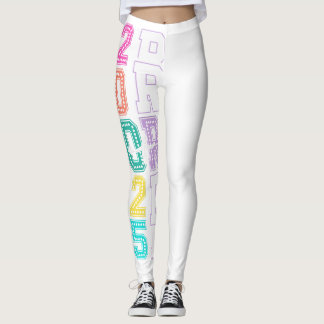 Senior 2025 Leggings White & Pastel