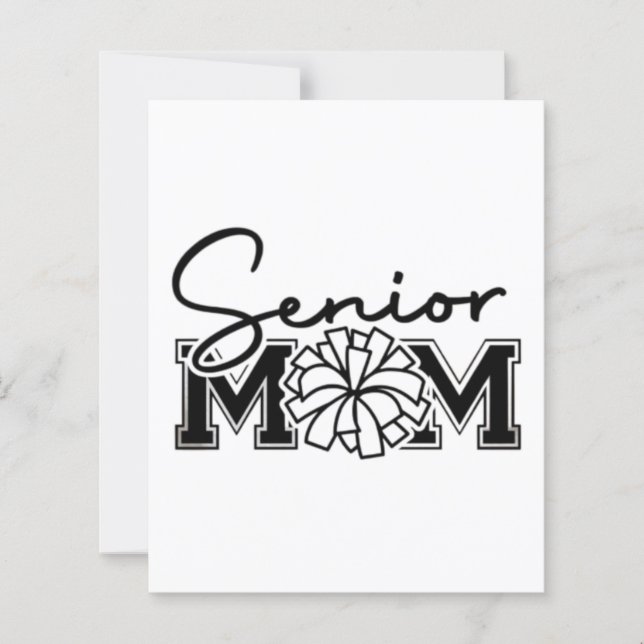 Senior Mom Cheer Design 🎓 📣 (Devant)