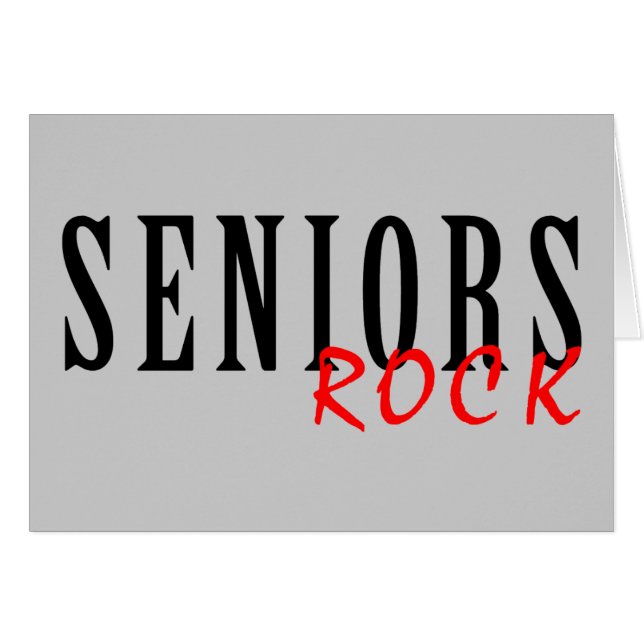 Seniors Rock (Devant horizontal)