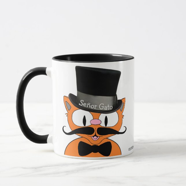 Señor Gato "Puttin' On the Ritz" Café Mug (Gauche)