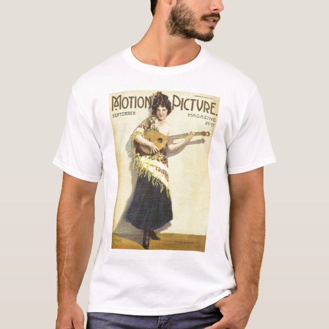 Senorita espagnol T-shirt de Madge Kennedy (Devant)
