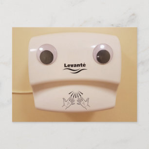 Sensation sèche de l'humour de la carte de bombard