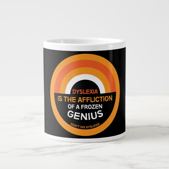 Sensibilisation à la dyslexie | Support | Mug de c (Devant)
