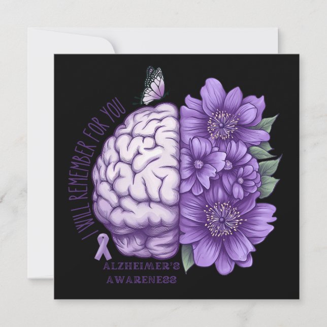 Sensibilisation à la maladie d'Alzheimer Je me sou (Devant)