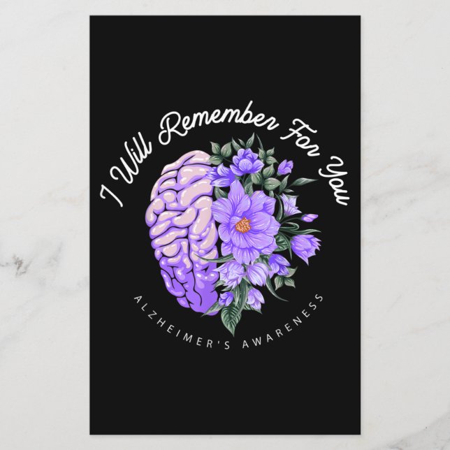 Sensibilisation à la maladie d'Alzheimer Je me sou (Devant)
