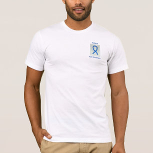 Sensibilisation à la SLA Bleu Ruban Angel T-shirt 