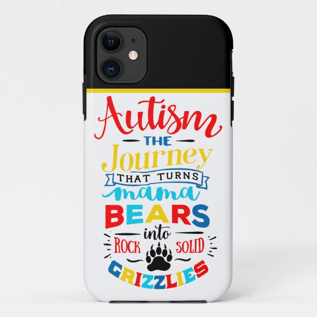 Sensibilisation à l'autisme - Coque Apple iPhone 1 (Dos)