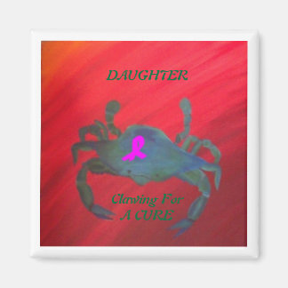 Sensibilisation au cancer du sein Magnet de crabe