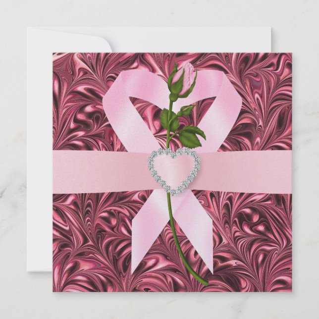 Sensibilisation au cancer - Ruban rose (Devant)