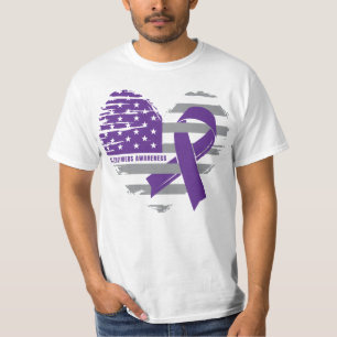 Sensibilisation aux maladies d'Alzheimer Tshirt ad