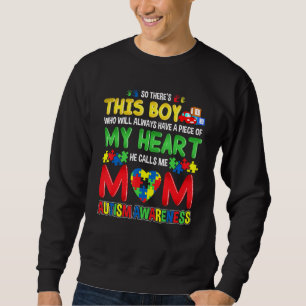 Sensibilisation sur l'autisme Maman Sweat - shirt 