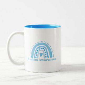 Sensibilisation sur l'autisme Mug à deux tons, 11