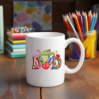 Sensibilisation sur l'autisme Papa Mug