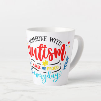 Sensibilisation sur l'autisme - Petite Mug en latt