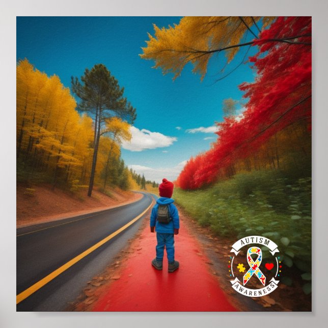 Sensibilisation sur l'autisme - Poster (Devant)