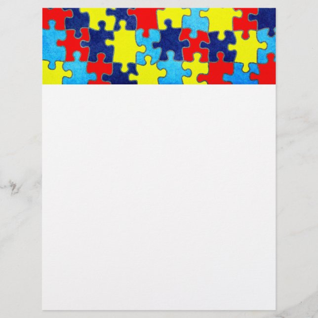 Sensibilisation sur l'autisme-Puzzle par Shirley T (Devant)