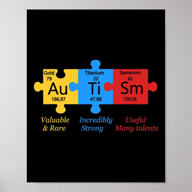 Sensibilisation sur l'autisme Puzzle Tableau Pério (Devant)