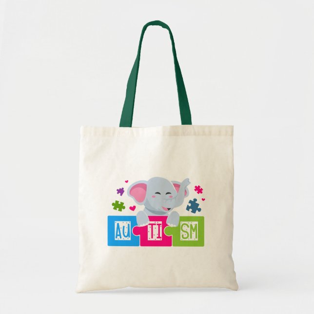 SENSIBILISATION SUR L'AUTISME - SAC FOURRE-TOUT (Devant)
