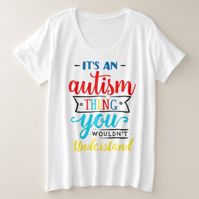 Sensibilisation sur l'autisme T-shirt de base pour (Design devant)