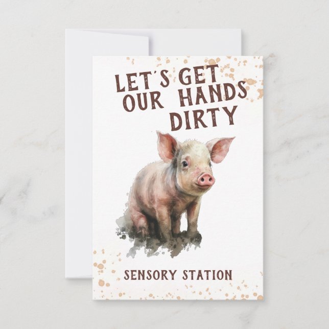 Sensoriel animal de ferme rustique Jouer Signal d' (Devant)