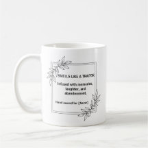 Sent comme un collègue traître Mug de départ