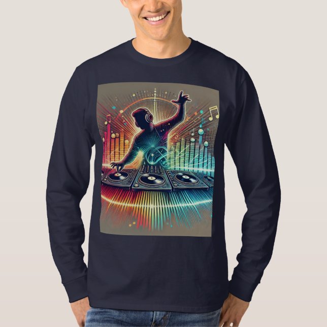 "Sentez la Beat - T-shirt DJ Vibes" (Devant)