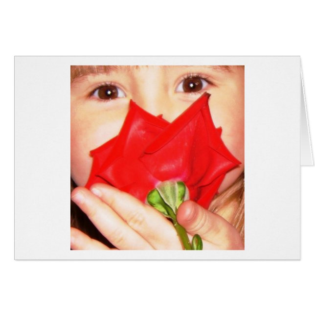 Sentez la carte Rose (Devant Horizontal)