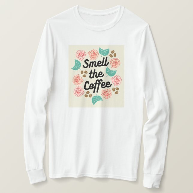 Sentez Le T-shirt Café (Design devant)