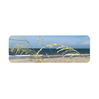 Sentez les étiquettes d'adresse de retour de plage