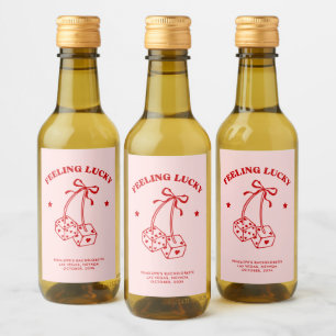 Sentez Lucky Bachelorette Mini Étiquette de vin Fa