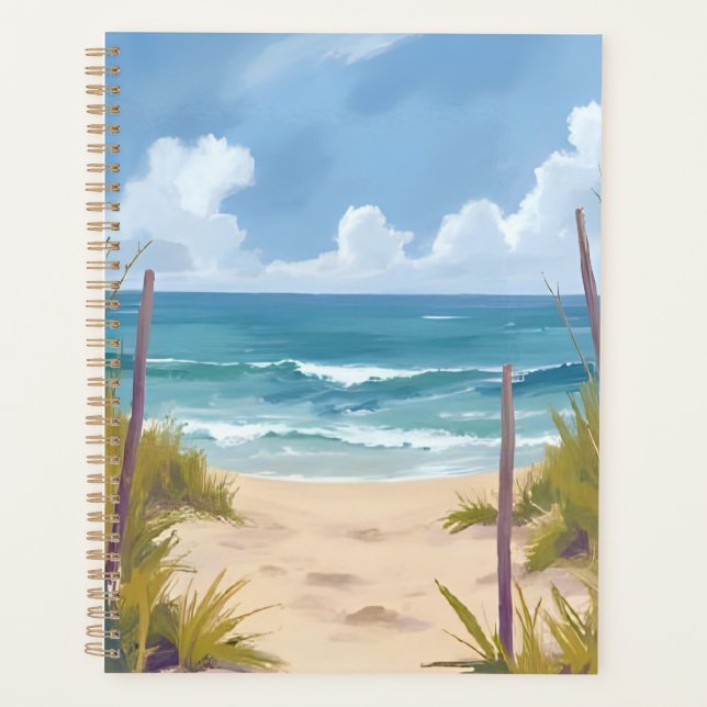 Sentier de la Plage | Eau de mer Côtière Peinte à  (Devant)
