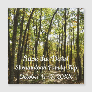 Sentier des Appalaches en octobre à Shenandoah