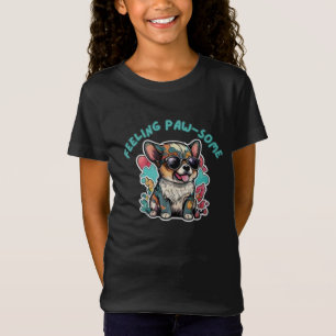 Sentiment Paw-some" Cool Dog T-Shirt - Amusant, En
