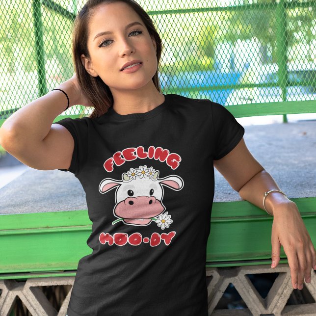 Sentiment vache | T-shirt avec citation de vache d (Créateur téléchargé)
