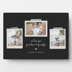 Sentiments joyeux Snapshot Photo Plaque