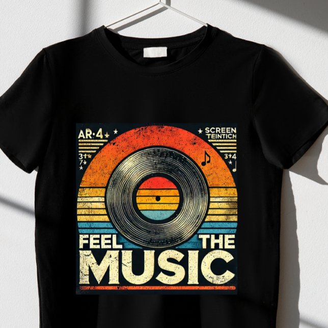 sentir la musique T-Shirt (Créateur téléchargé)